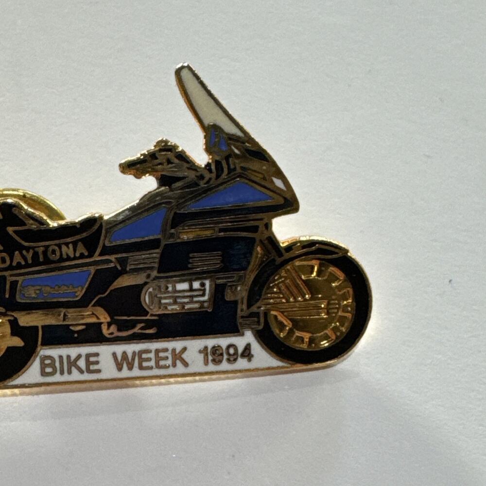 1994 Daytona Bike Week Motorcycle Pin Hat Lapel Vintage Honda Gold Wing See Pics - Picture 4 of 7
